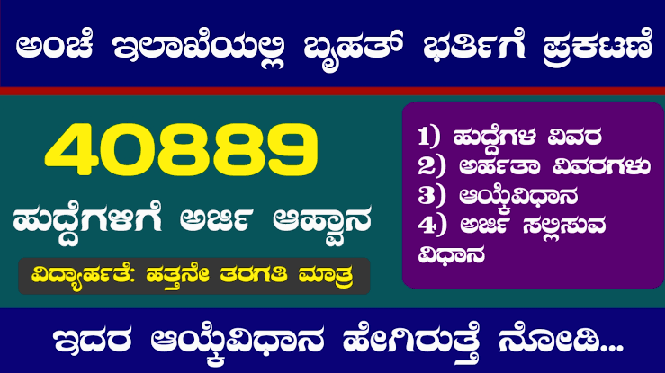 India Post Recruitment 2023 Apply Online for 40889 Gramin Dak Sevaks (GDS) Posts