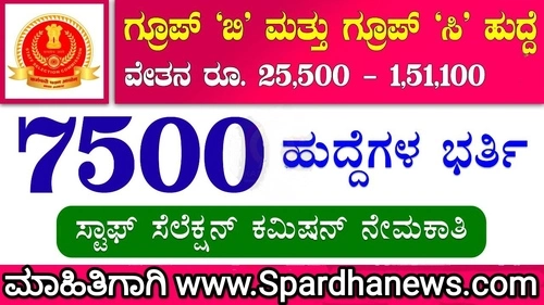 SSC CGL Recruitment 2023 Apply Online for 7500 Group B and Group C Posts