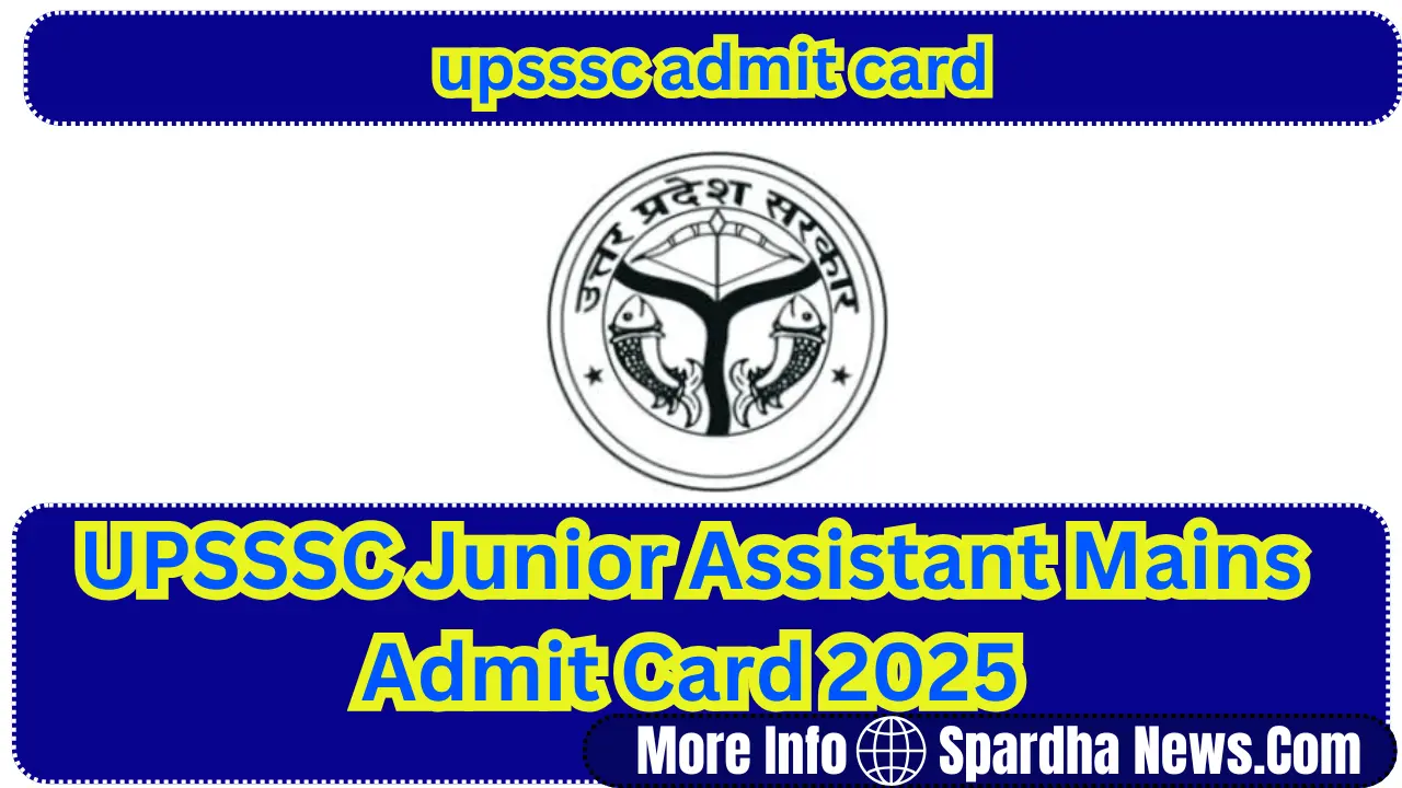 upsssc admit card
