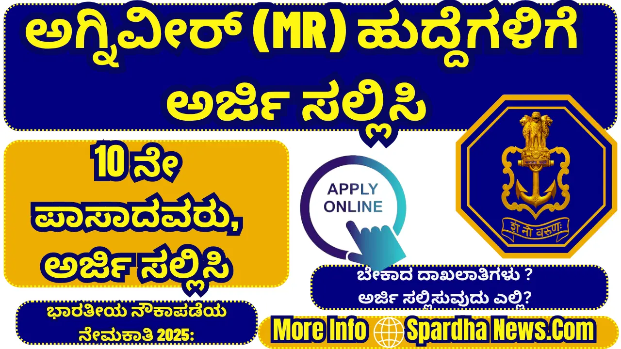 Indian Navy Recruitment 2025: Apply Online for Agniveer (MR) Posts – Eligibility, Salary, Last Date