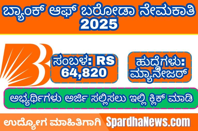 BOB Recruitment 2025 – Apply Online for 50 Manager Posts | Bank of Baroda Careers | All India Bank Jobs