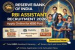 RBI Recruitment 2026 Apply Online for 650 Assistant Posts (All India)